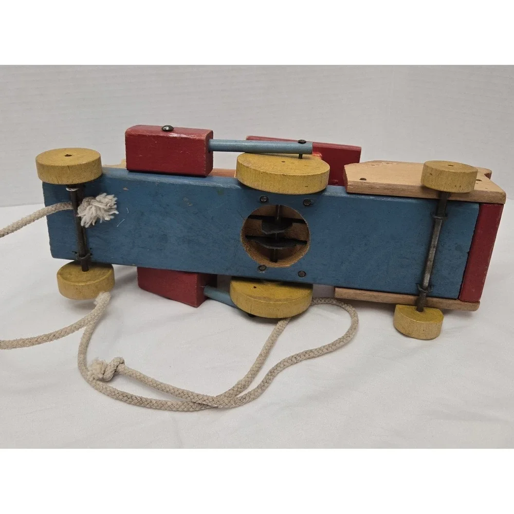 Vintage Fisher Price Looky Chug-Chug Train #220 1953‎ Fair Condition